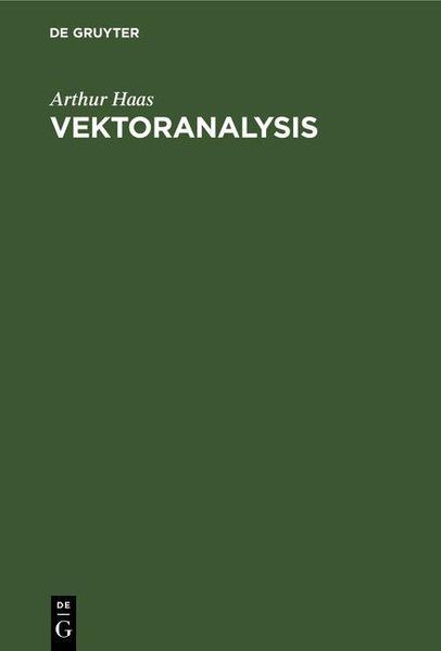 Produktbild: Vektoranalysis