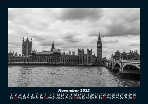 Produktbild: London 2025 Fotokalender DIN A5
