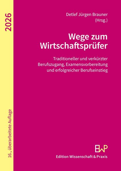 Produktbild: Wege zum Wirtschaftspr&uuml;fer