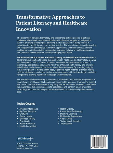 Produktbild: Transformative Approaches to Patient Literacy and Healthcare Innovation