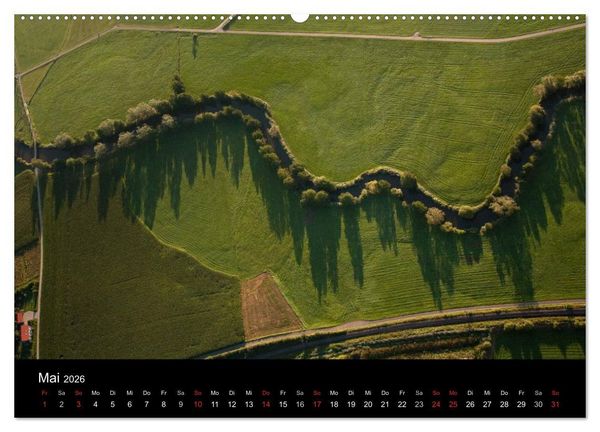 Produktbild: Hohenlohe von oben (Wandkalender 2026 DIN A2 quer), CALVENDO Monatskalender
