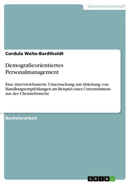 Produktbild: Demografieorientiertes Personalmanagement