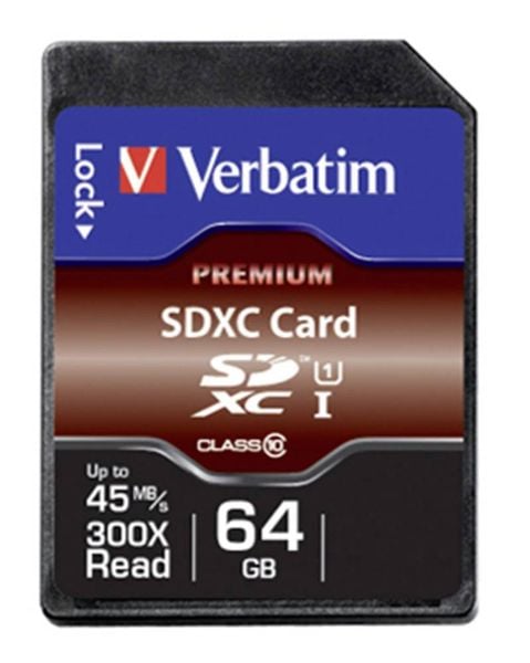 Verbatim Premium SDXC-Karte 64GB Class 10, UHS-I