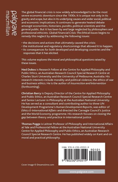 Produktbild: Global Financial Crisis: The Ethical Issues