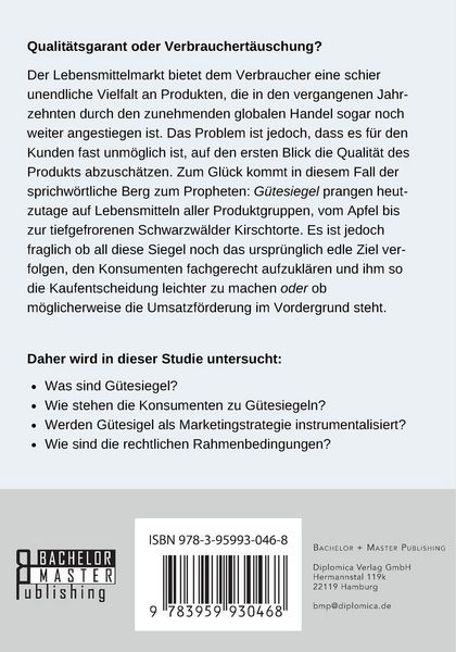 Produktbild: G&uuml;tesiegel auf Lebensmitteln
