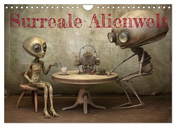 Produktbild: Surreale Alienwelt (Wandkalender 2026 DIN A4 quer), CALVENDO Monatskalender