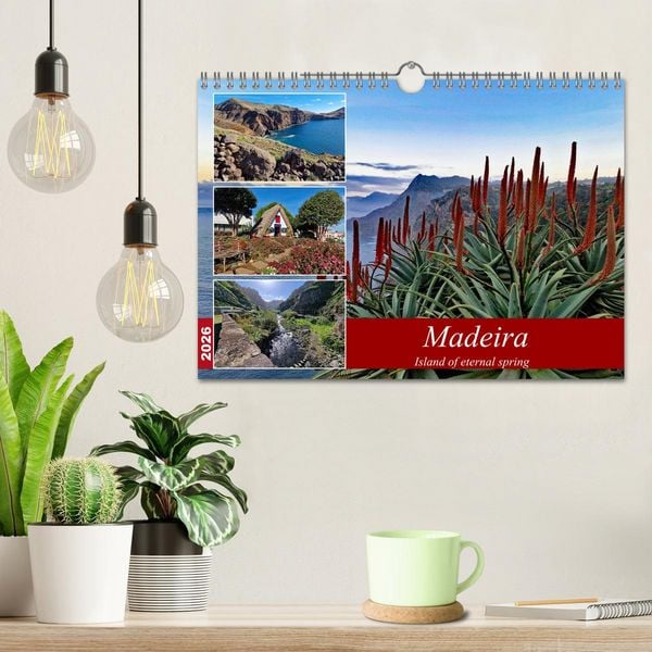 Produktbild: Madeira island of eternal spring (Wall Calendar 2026 DIN A4 landscape), CALVENDO 12 Month Wall Calendar