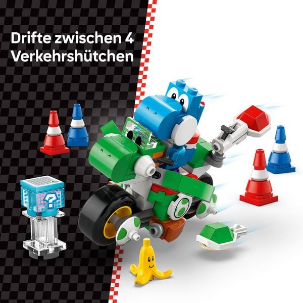 Produktbild: LEGO Super Mario: Mario Kart &ndash; Yoshi-Bike, Nintendo Spielset 72031
