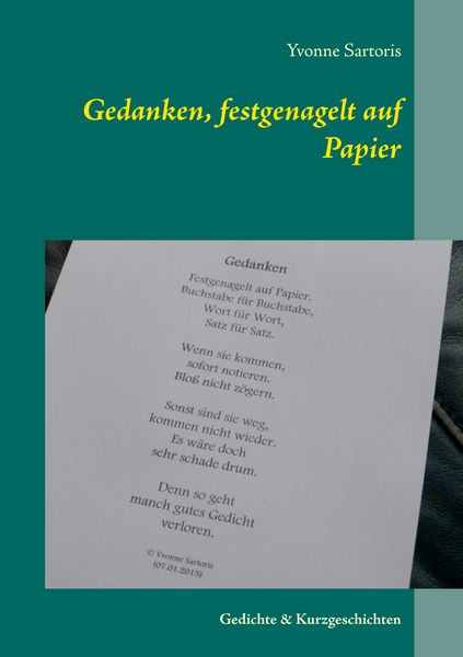 Produktbild: Gedanken, festgenagelt auf Papier