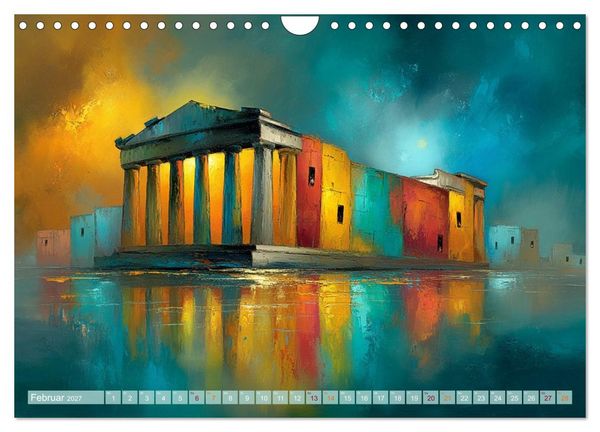 Produktbild: Visionen aus Linie und Raum (Wandkalender 2027 DIN A4 quer), CALVENDO Monatskalender