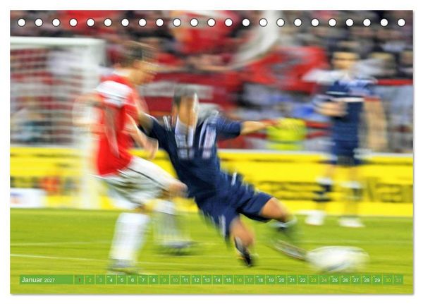 Produktbild: Ich liebe Fu&szlig;ball (Tischkalender 2027 DIN A5 quer), CALVENDO Monatskalender
