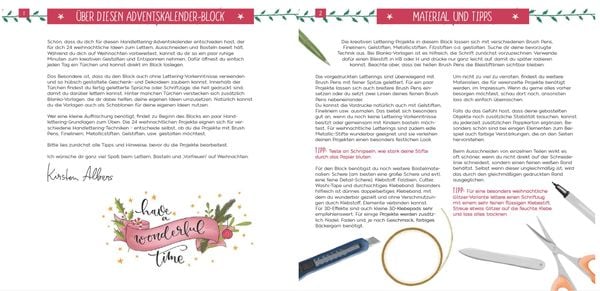 Produktbild: Der Handlettering-Adventskalender - Cut & Go