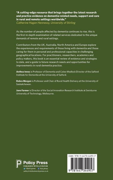 Produktbild: Remote and Rural Dementia Care