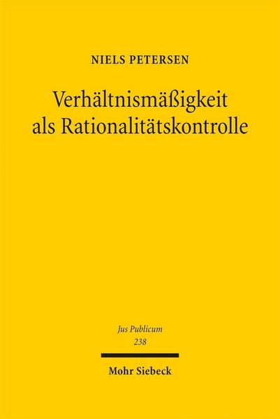 Produktbild: Verh&auml;ltnism&auml;&szlig;igkeit als Rationalit&auml;tskontrolle