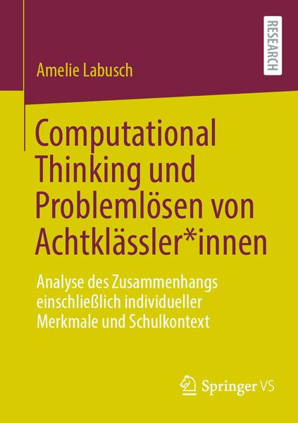 Produktbild: Computational Thinking und Probleml&ouml;sen von Achtkl&auml;ssler*innen