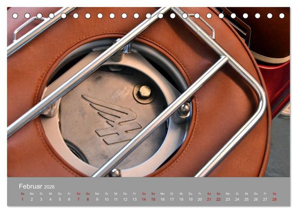 Produktbild: Heinkel Tourist 103-A2 Ein Freund f&uuml;rs Leben (Tischkalender 2026 DIN A5 quer), CALVENDO Monatskalender