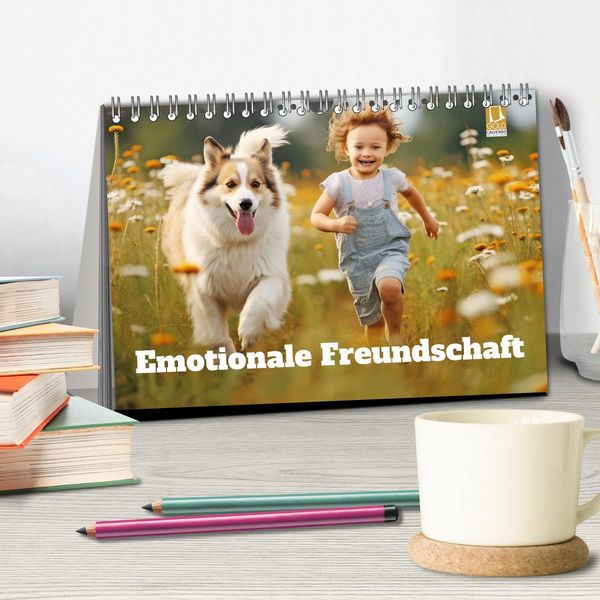 Produktbild: Emotionale Freundschaft (Tischkalender 2026 DIN A5 quer), CALVENDO Monatskalender