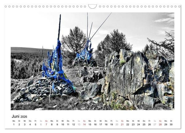Produktbild: Mongolei &ndash; Mit anderen Augen (Wandkalender 2026 DIN A3 quer), CALVENDO Monatskalender