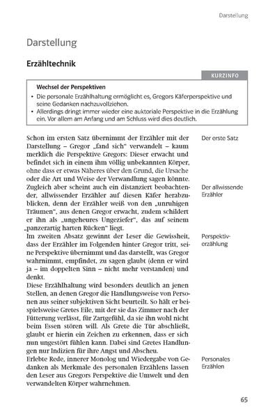 Produktbild: Lekt&uuml;rehilfen Franz Kafka, 'Die Verwandlung'. Interpretationshilfe f&uuml;r Oberstufe und Abitur