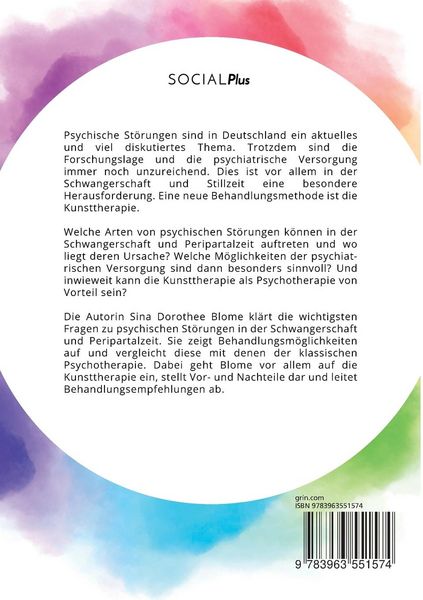 Produktbild: Psychische St&ouml;rungen in der Schwangerschaft. Kunsttheorie als kreative Psychotherapie?