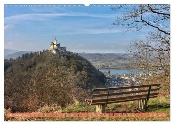 Produktbild: Sch&ouml;ne Aussichten B&auml;nke zum Verweilen (Wandkalender 2026 DIN A2 quer), CALVENDO Monatskalender