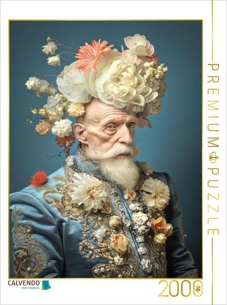 CALVENDO Puzzle Lord Leopold von Lachmuskel | 2000 Teile Lege-Größe 90x67cm Foto-Puzzle für glückliche Stunden