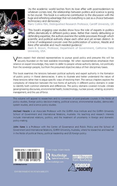 Produktbild: Policy Legitimacy, Science and Political Authority