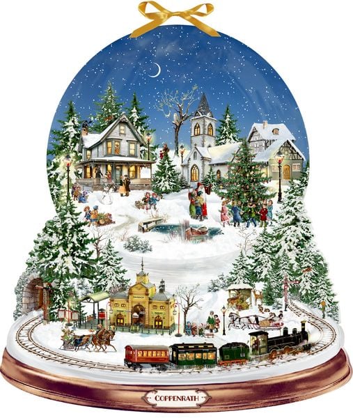 Produktbild: Wand-Adventskalender &ndash; Schneekugel Winterzauber