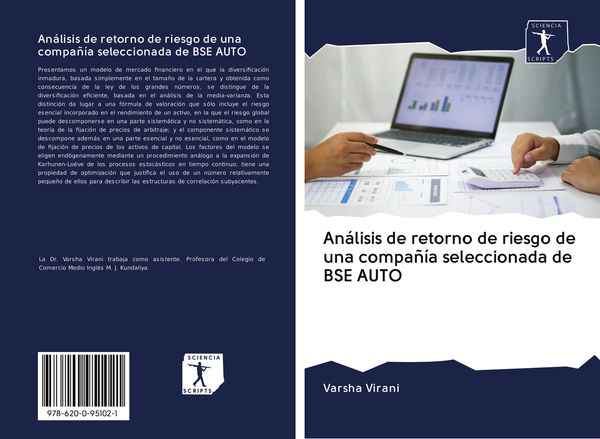 Produktbild: An&aacute;lisis de retorno de riesgo de una compa&ntilde;&iacute;a seleccionada de BSE AUTO