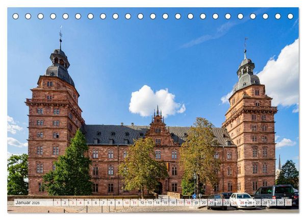 Produktbild: Aschaffenburg Impressionen (Tischkalender 2026 DIN A5 quer), CALVENDO Monatskalender