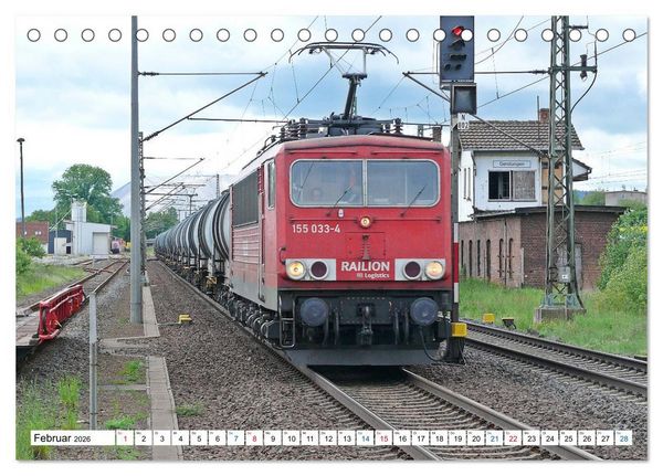 Produktbild: Die Baureihe 250 - Reichsbahnlok in DB-Diensten (Tischkalender 2026 DIN A5 quer), CALVENDO Monatskalender