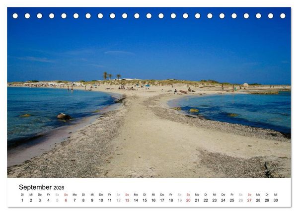 Produktbild: Ibiza & Formentera (Tischkalender 2026 DIN A5 quer), CALVENDO Monatskalender