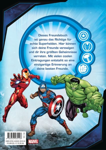 Produktbild: Marvel Avengers Freundebuch