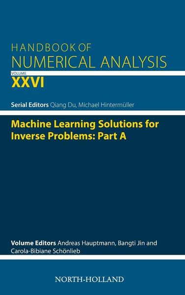 Produktbild: Machine Learning Solutions for Inverse Problems