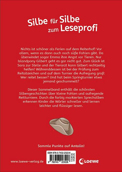 Produktbild: Die besten Silbengeschichten zum Lesenlernen - Pferde und Ponys
