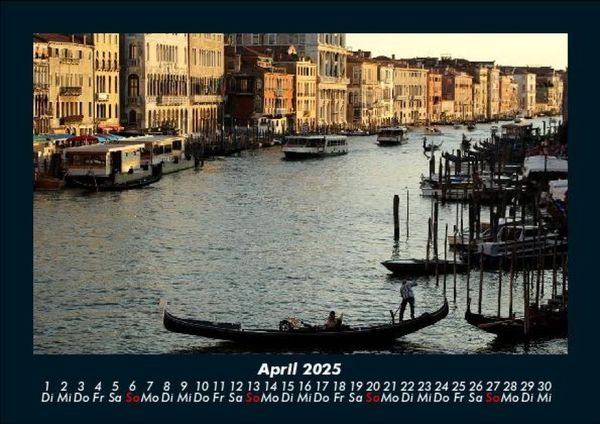 Produktbild: Venedigs Sch&ouml;nheit 2025 Fotokalender DIN A5