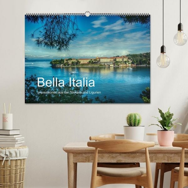 Produktbild: Bella Italia &ndash; Impressionen aus der Toskana und Ligurien (Wandkalender 2027 DIN A2 quer), CALVENDO Monatskalender