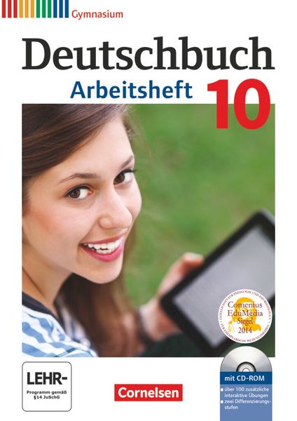 Deutschbuch Gymnasium - 2016 - 10. Klasse - Arbeitsheft mit Lösungen und Übungs-CD-ROM, Taschenbuch von Angela Mielke , Cordula Grunow , Deborah Mohr