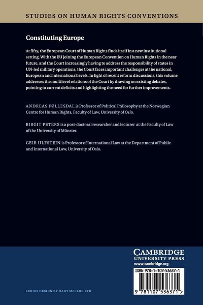Produktbild: Constituting Europe