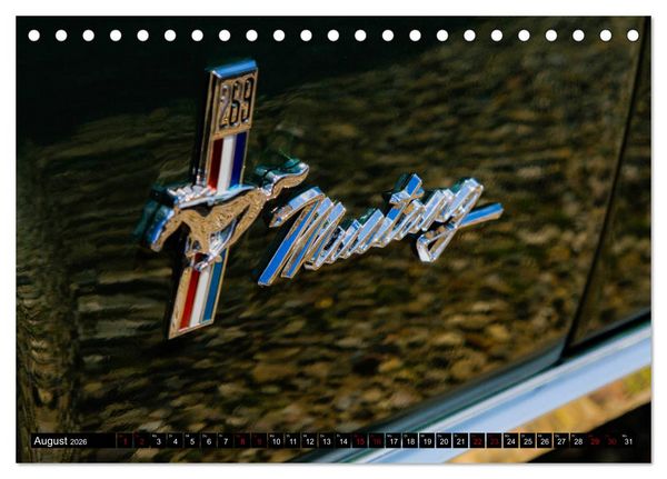 Produktbild: Ford Mustang - Die Legende (Tischkalender 2026 DIN A5 quer), CALVENDO Monatskalender