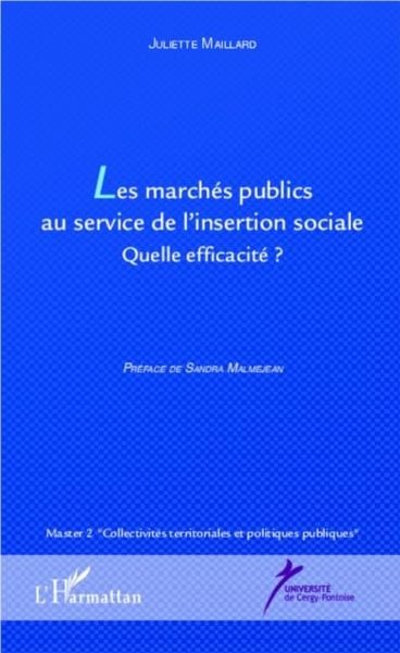 Produktbild: Les marches publics au service de l'insertion sociale