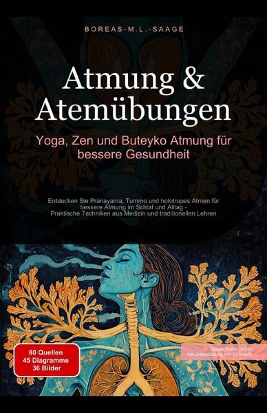 Produktbild: Atmung & Atem&uuml;bungen: Yoga, Zen und Buteyko Atmung f&uuml;r bessere Gesundheit