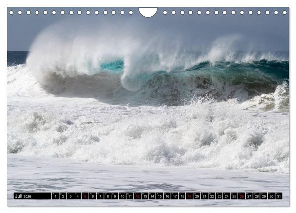 Produktbild: Hawai'i Wellen (Wandkalender 2026 DIN A4 quer), CALVENDO Monatskalender