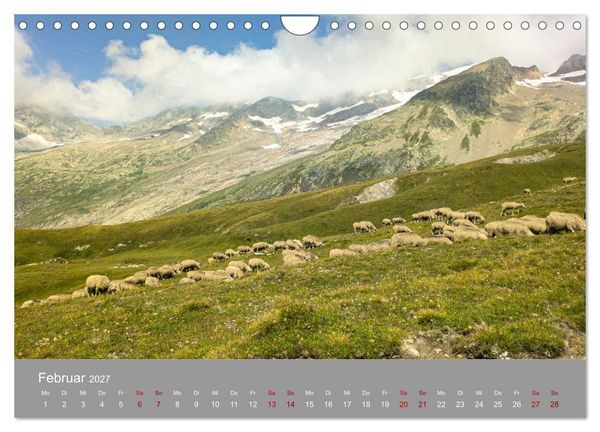 Produktbild: TMB - Mont Blanc (Wandkalender 2027 DIN A4 quer), CALVENDO Monatskalender