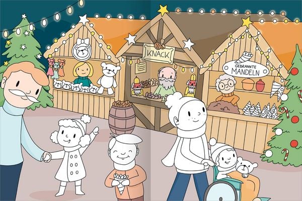Produktbild: Mein gro&szlig;es buntes Malbuch &ndash; Winterzeit
