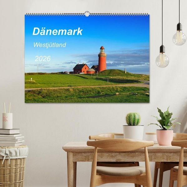 Produktbild: D&auml;nemark Westj&uuml;tland (Wandkalender 2026 DIN A2 quer), CALVENDO Monatskalender