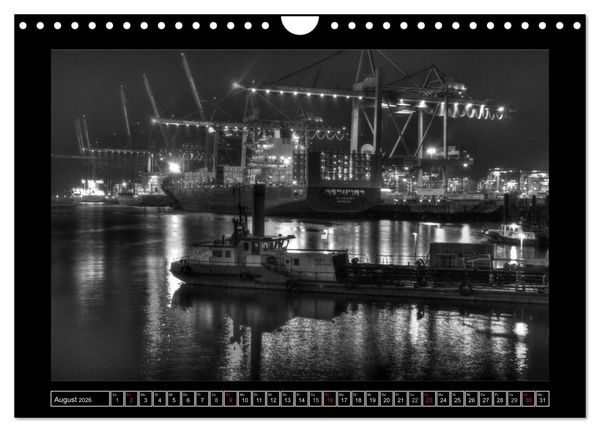 Produktbild: Hamburg Kuntergrau (Wandkalender 2026 DIN A4 quer), CALVENDO Monatskalender