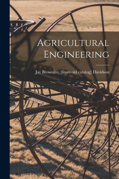 Produktbild: Agricultural Engineering