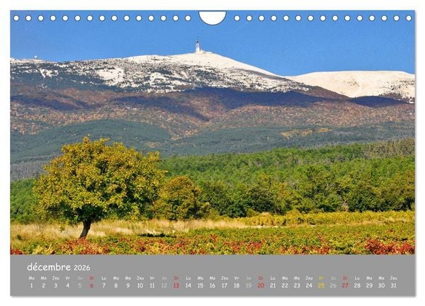 Produktbild: Grands sites de Provence (Calendrier mural 2026 DIN A4 vertical), CALVENDO calendrier mensuel