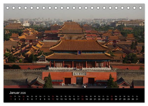 Produktbild: China 2026 - Metropolen und Landschaften (Tischkalender 2026 DIN A5 quer), CALVENDO Monatskalender